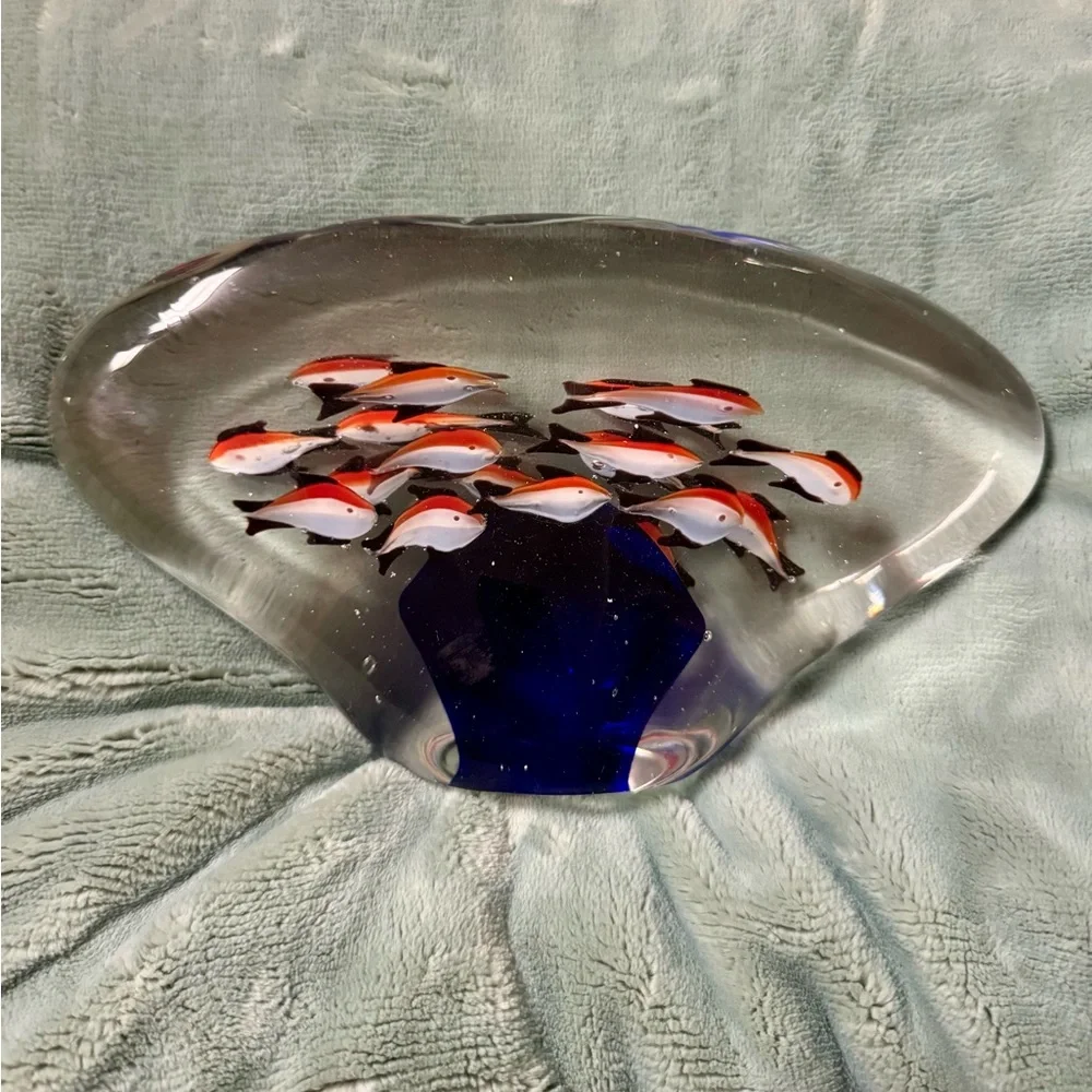Handcrafted Glass Fish Aquarium Decor